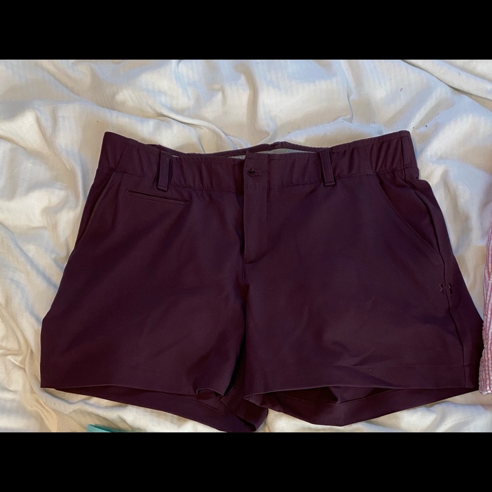 Under Armour fitted shorts.